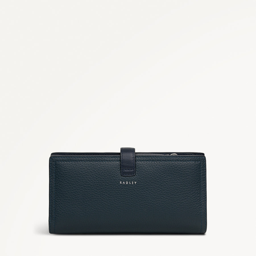 Willis Street Leather Large Bifold Wallet in Teal - 112030