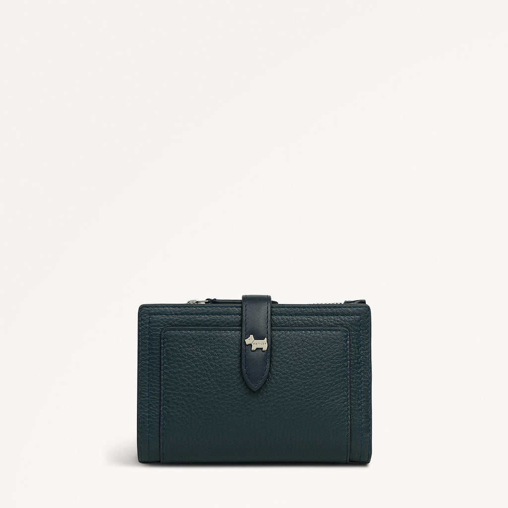 Willis Street Colorblock Medium Bifold Wallet in Teal - 112031