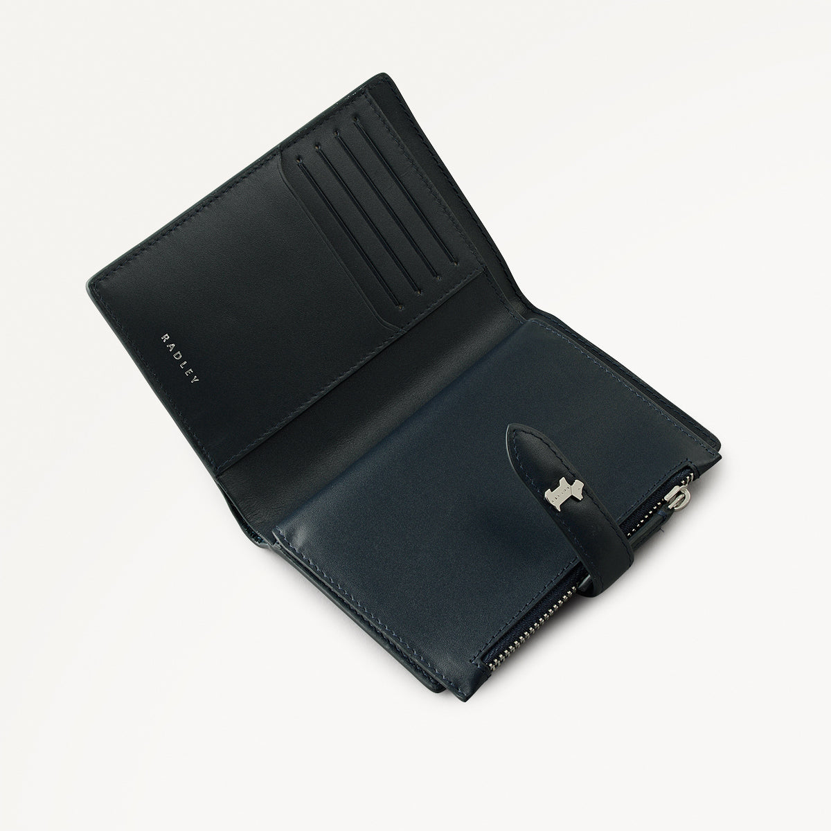 Willis Street Colorblock Medium Bifold Wallet in Teal - 112031