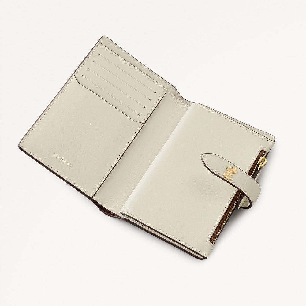 Wills Street Colorblock Medium Bifold Wallet in Chocolate - 112033