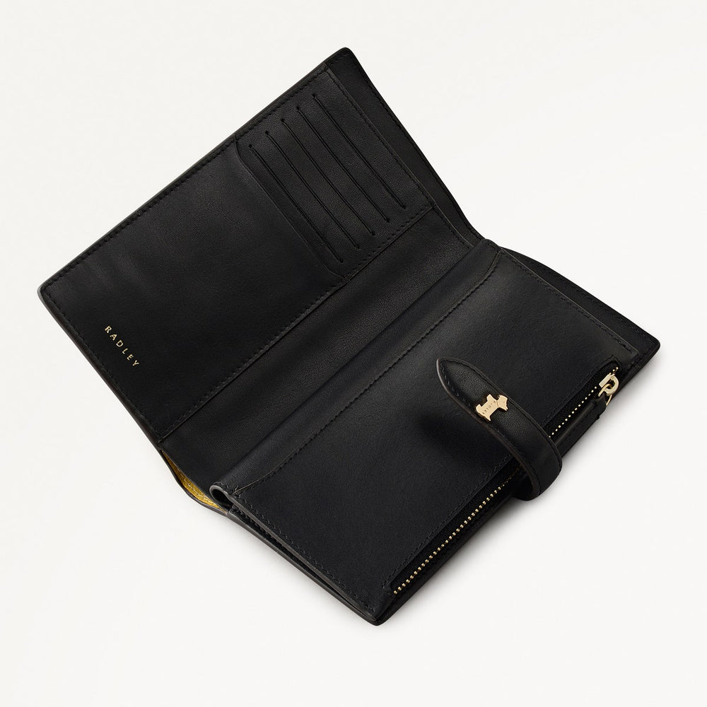 Willis Street Colorblock Large Bifold Wallet in Ochre - 112034