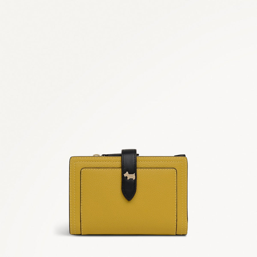 Willis Street Colorblock Medium Bifold Wallet in Ochre - 112035