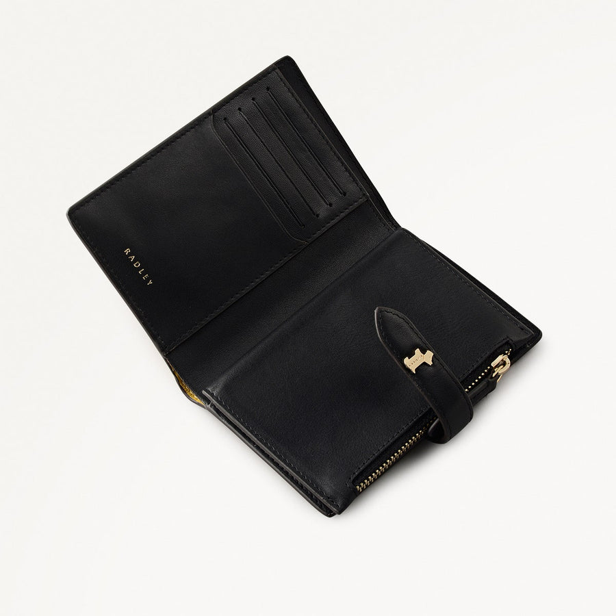 Willis Street Colorblock Medium Bifold Wallet in Ochre - 112035