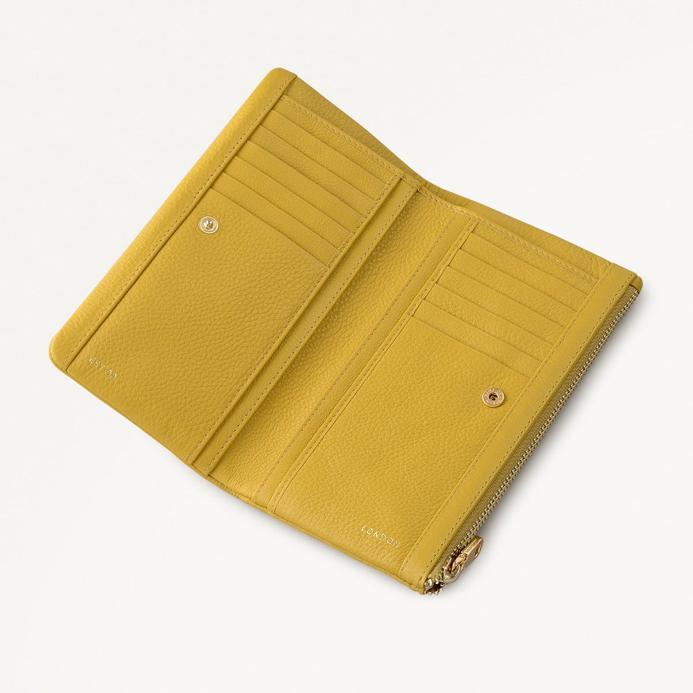 Mallow Street Large Bifold Wallet in Ochre - 112038