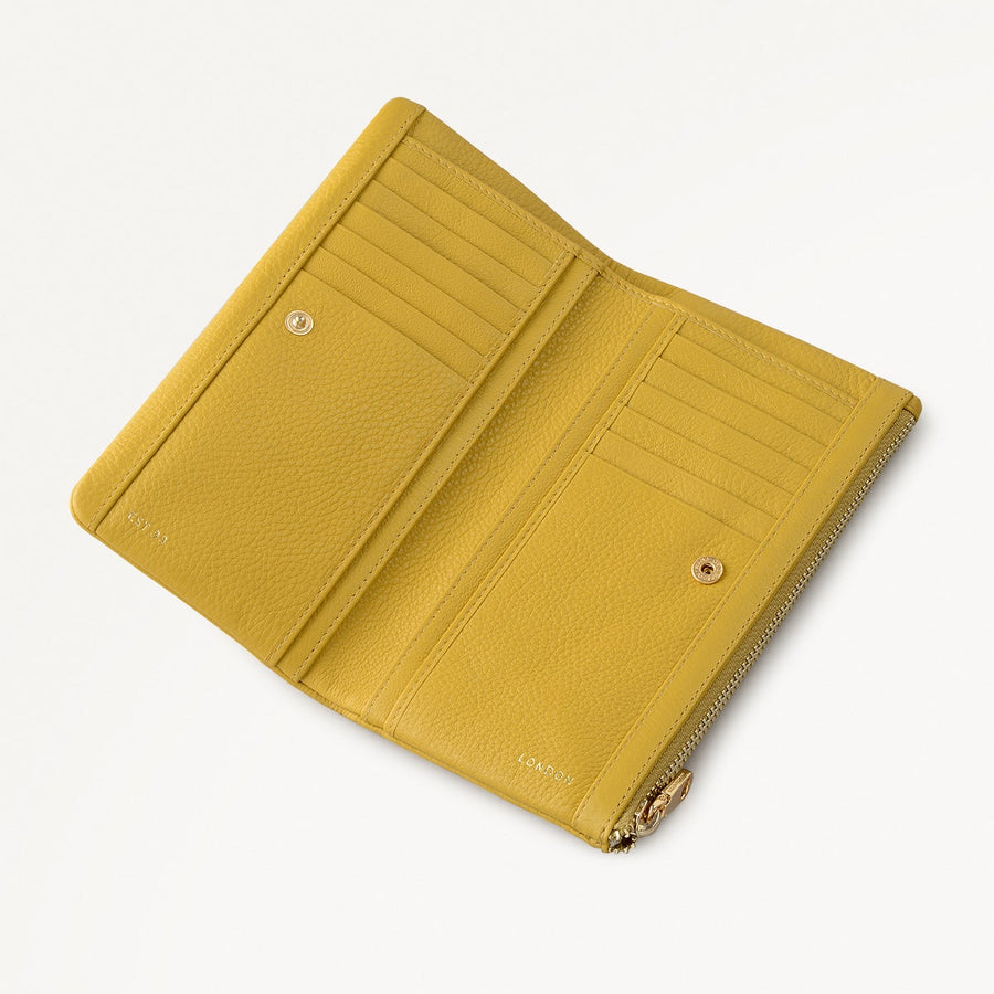 Mallow Street Large Bifold Wallet in Ochre - 112038