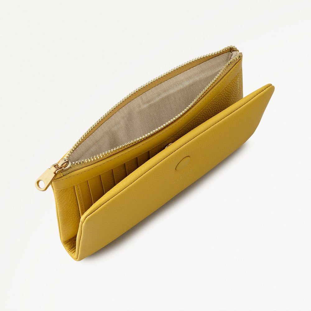 Mallow Street Large Bifold Wallet in Ochre - 112038