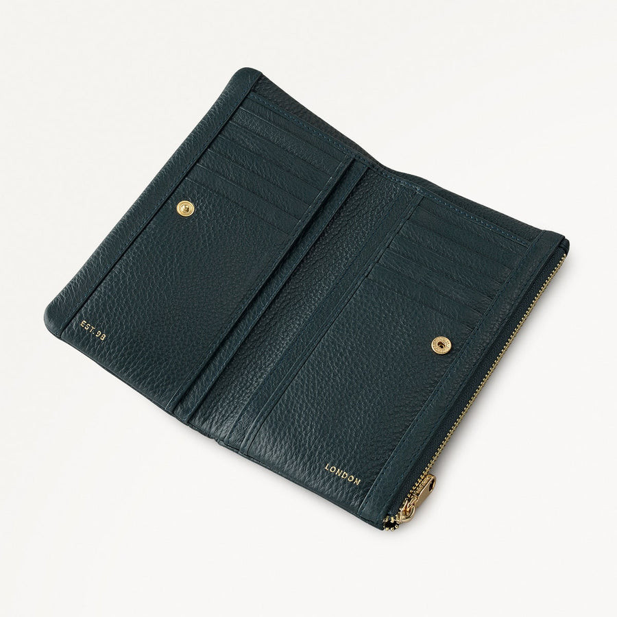 Mallow Street Large Bifold Wallet in Teal - 112040
