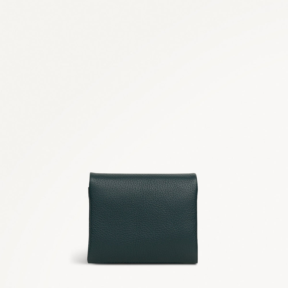Mallow Street Leather Medium Folded Wallet in Teal - 112041