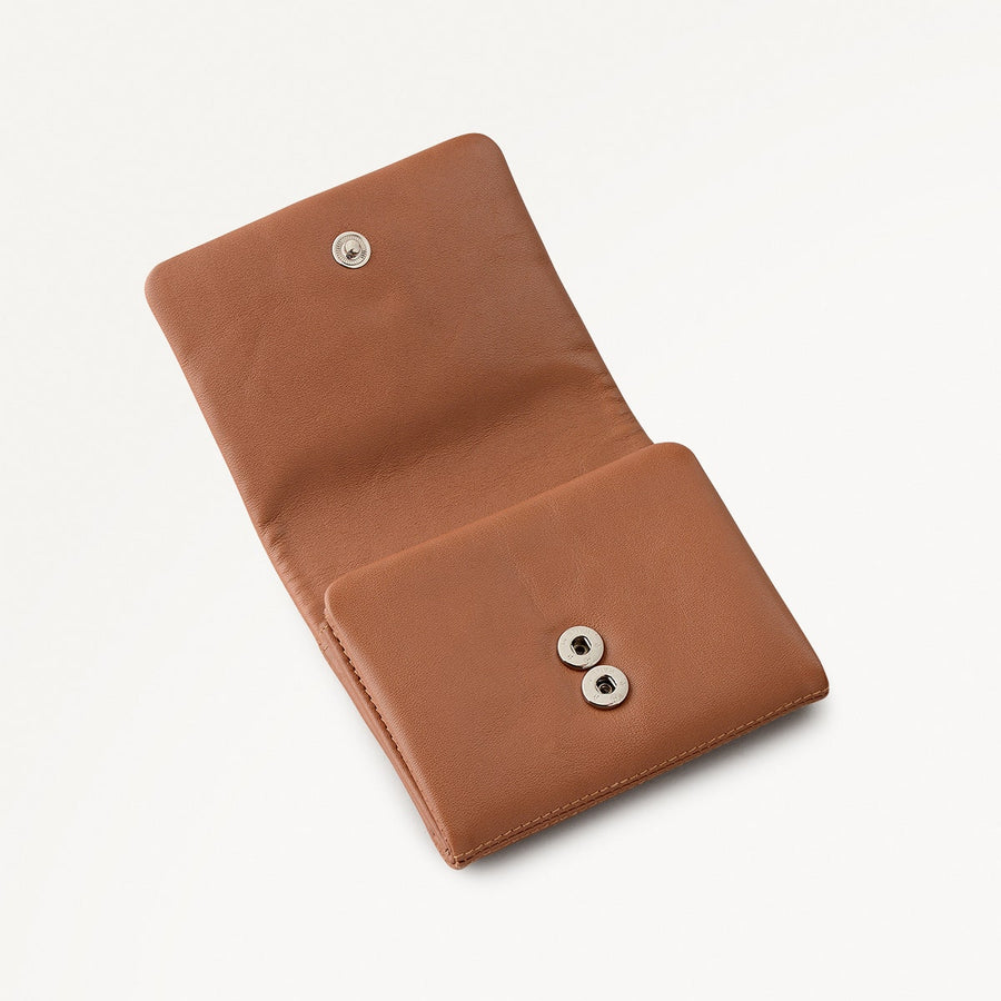 Mallow Street Medium Folded Wallet in Toffee - 112043