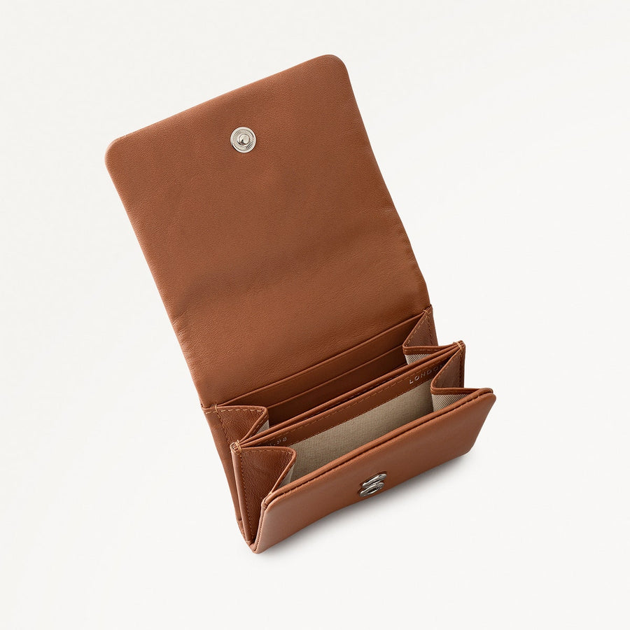 Mallow Street Medium Folded Wallet in Toffee - 112043