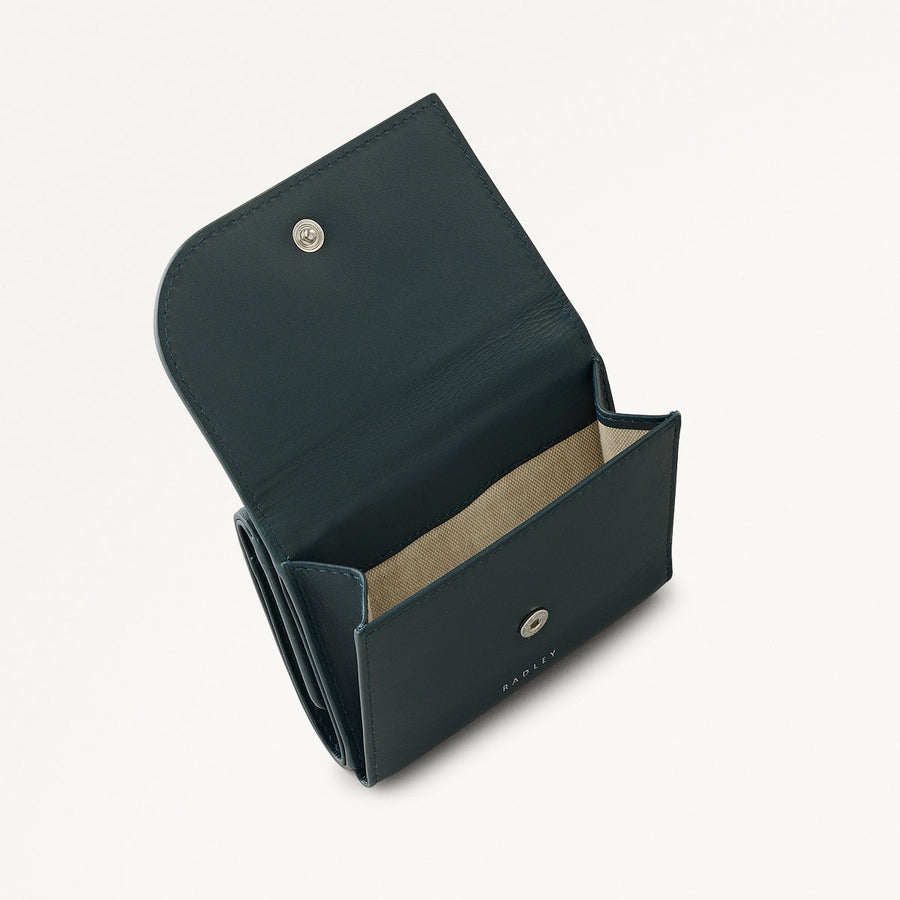 Pockets Small Trifold Wallet in Teal - 112046