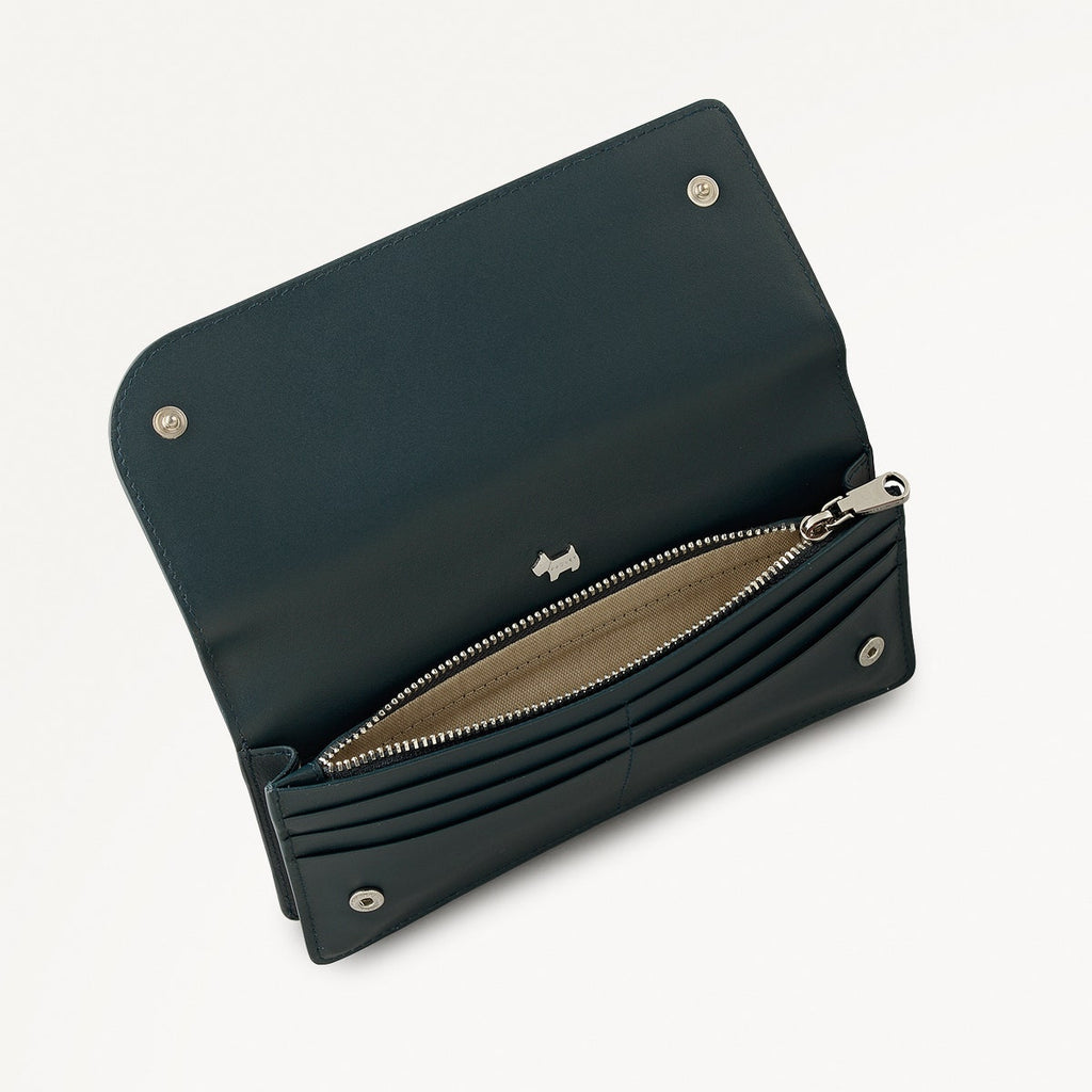 Pockets Large Bifold Wallet in Teal - 112048