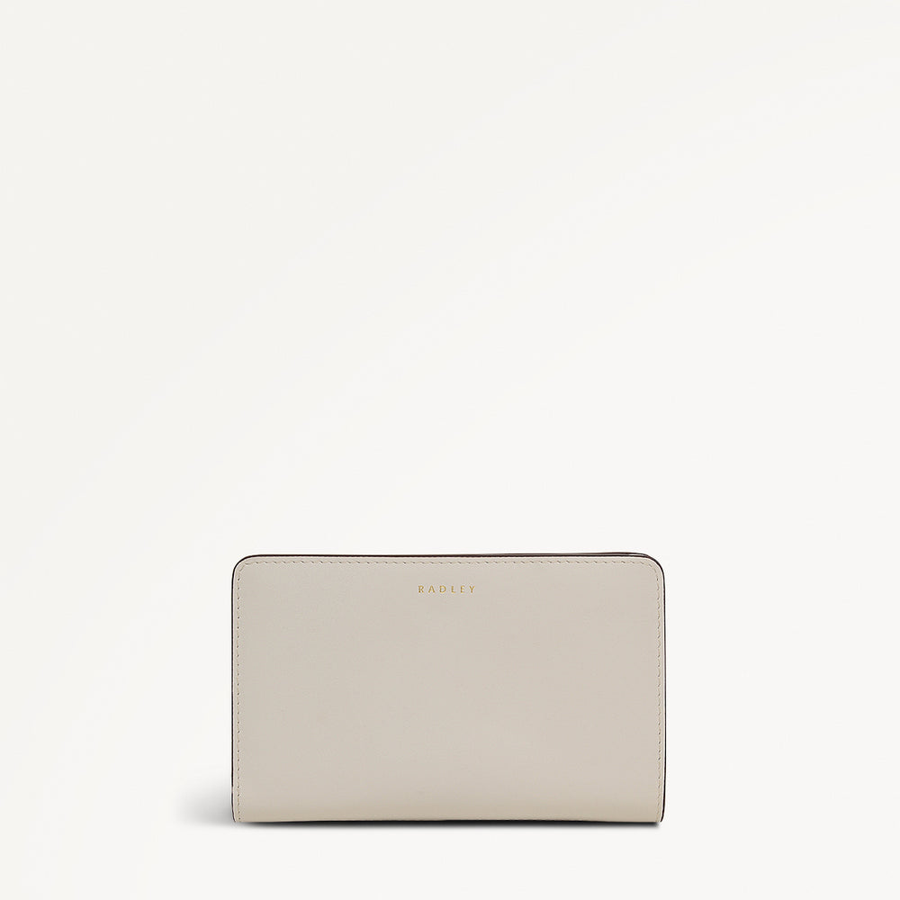 Autumn Leaves Medium Bifold Wallet in Snow - 112050