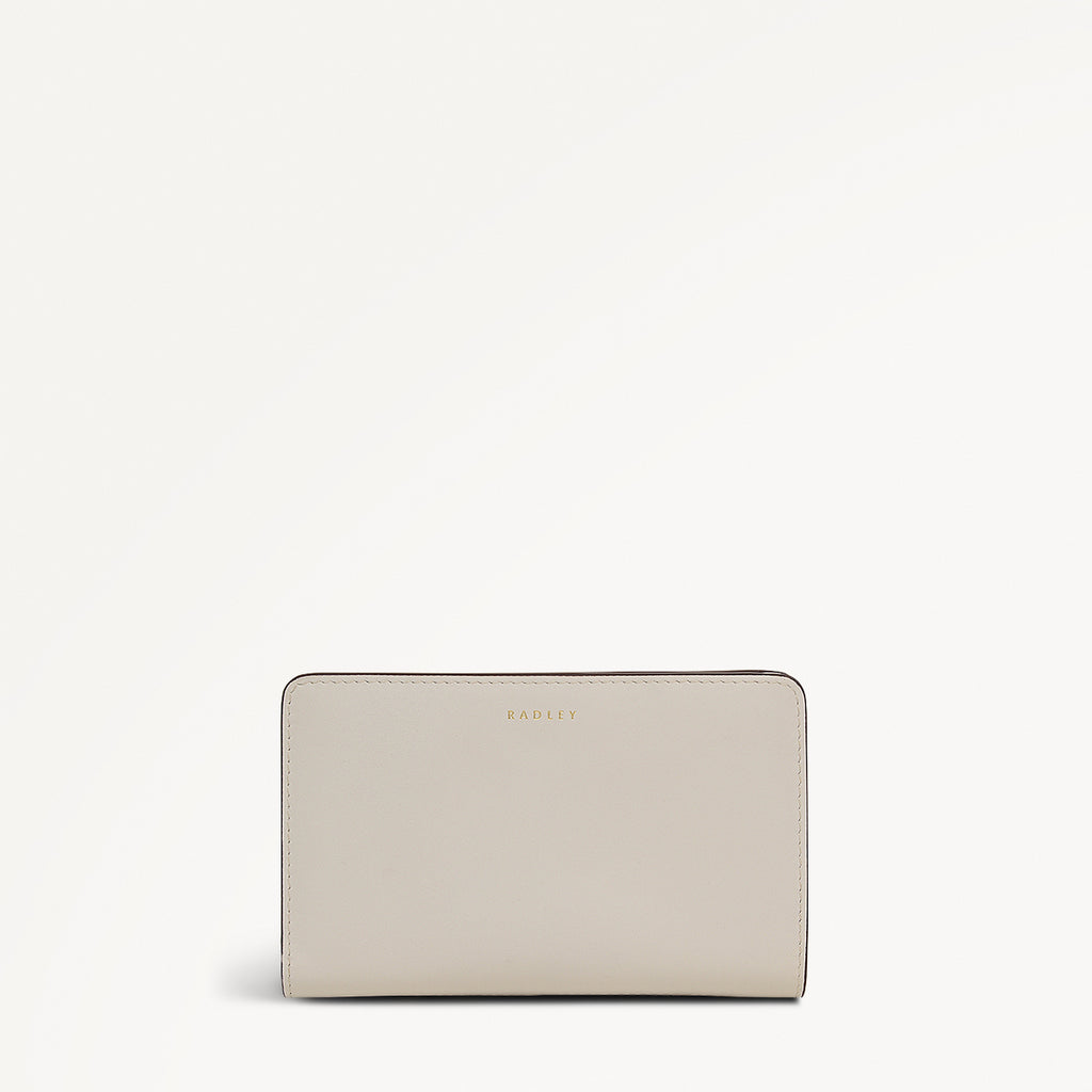 Autumn Leaves Medium Bifold Wallet in Snow - 112050