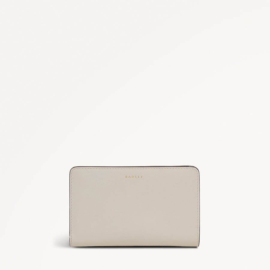 Autumn Leaves Medium Bifold Wallet in Snow - 112050