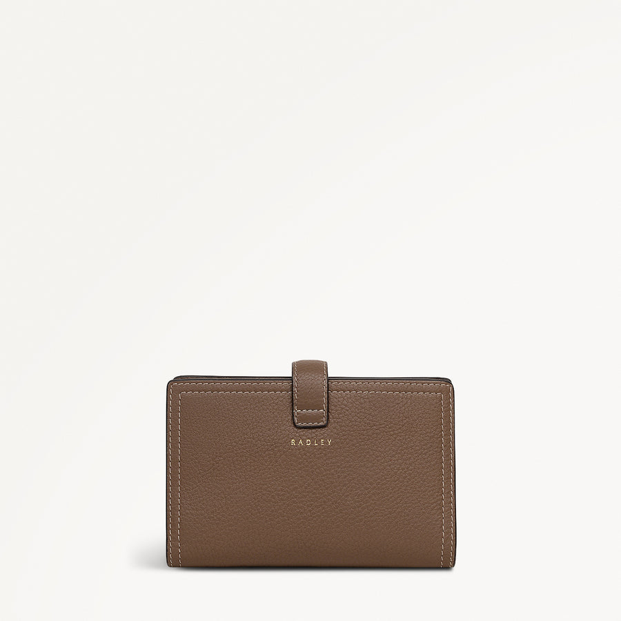 Willis Street Leather Medium Bifold Wallet in Coffee - 112071