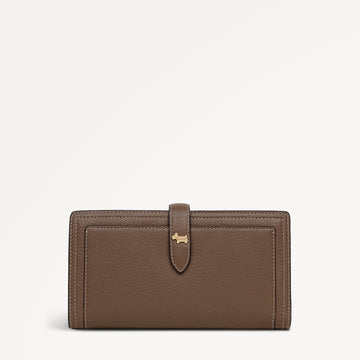 Willis Street Leather Large Bifold Wallet in Coffee - 112072
