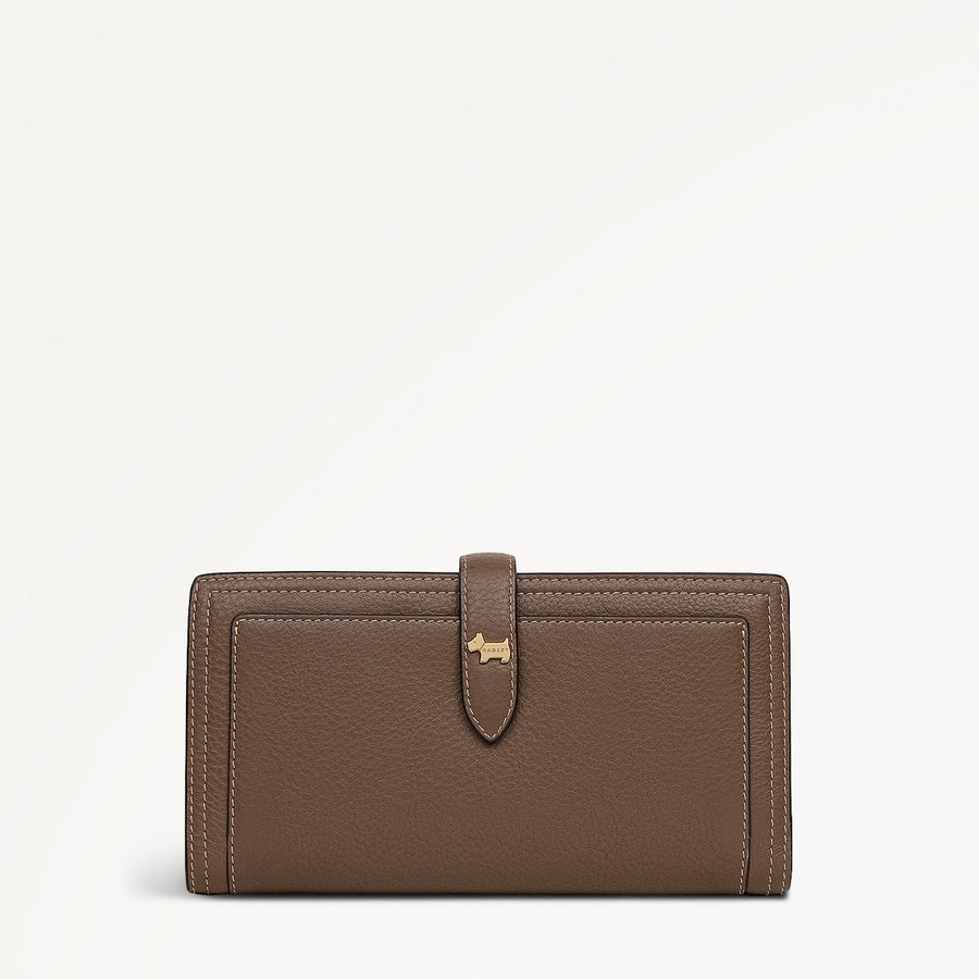Willis Street Leather Large Bifold Wallet in Coffee - 112072