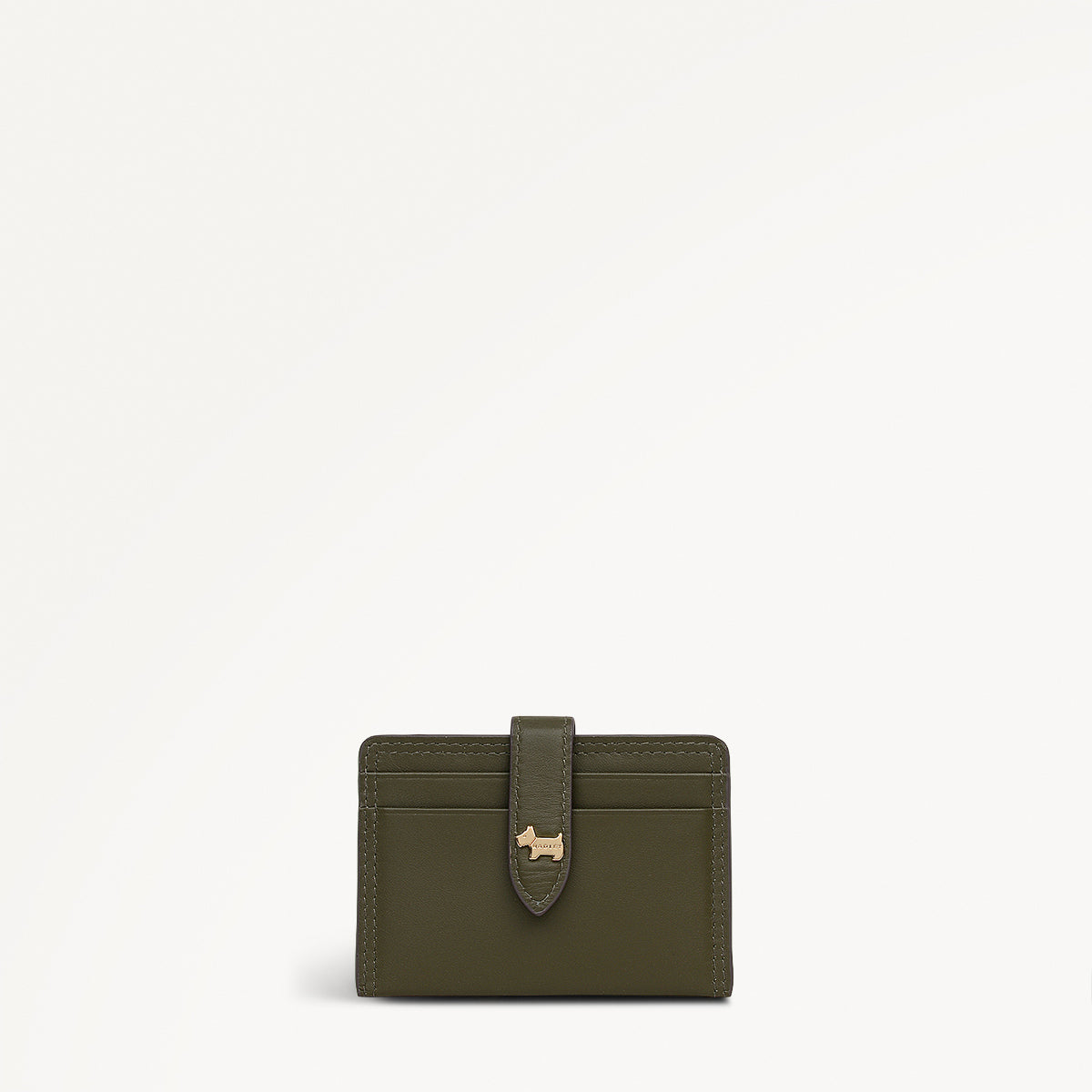 Willis Street Leather Small Card Holder in Pine Needle - 112075
