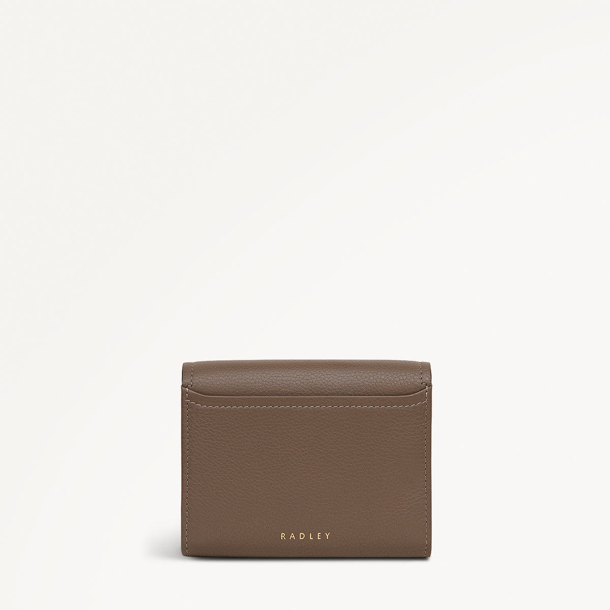 Bathurst Mews Leather Medium Flapover Wallet in Coffee - 112080