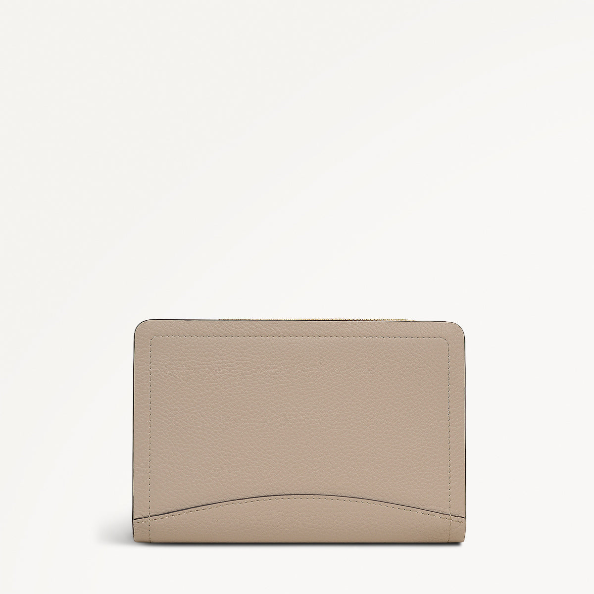 The Chancery Leather Medium Zip Around Wallet in Porcini - 112084
