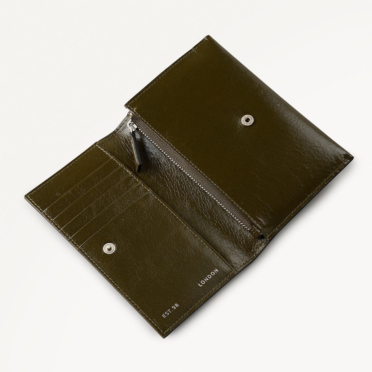 小物 OURLEGACY25aw Pine Needle Medium Flapover Purse | Oak Street AW25 | Radley London