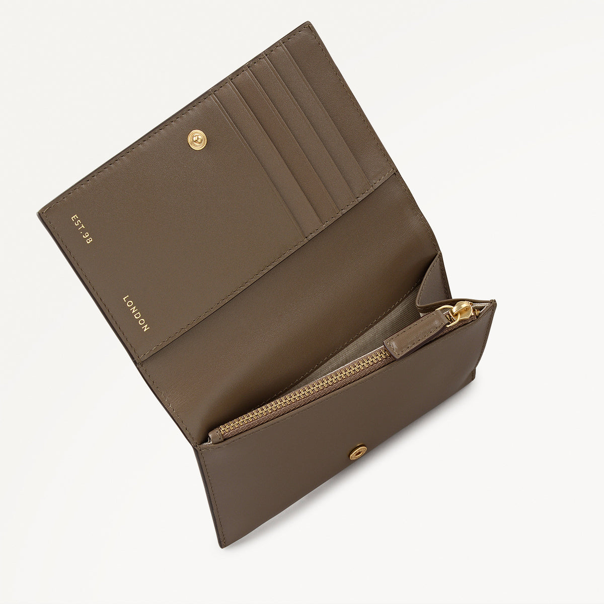 Coffee Medium Flapover Purse | Oak Street AW25 | Radley London
