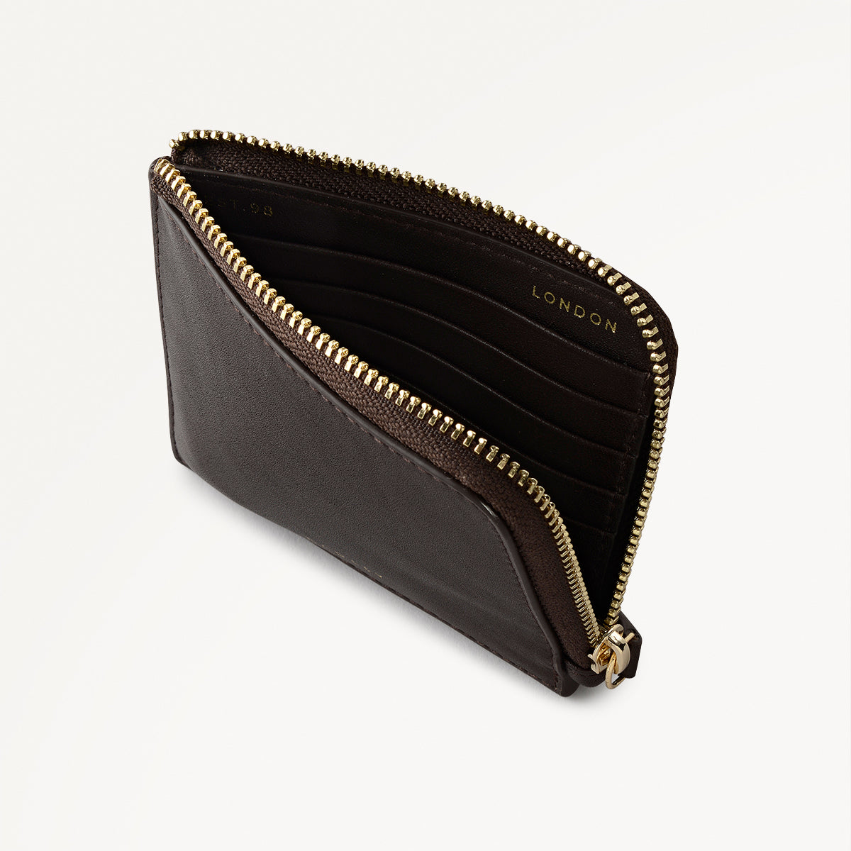 Chilworth Street Leather Medium Boxed Wallet And Keyring in Pine Needle - 112098