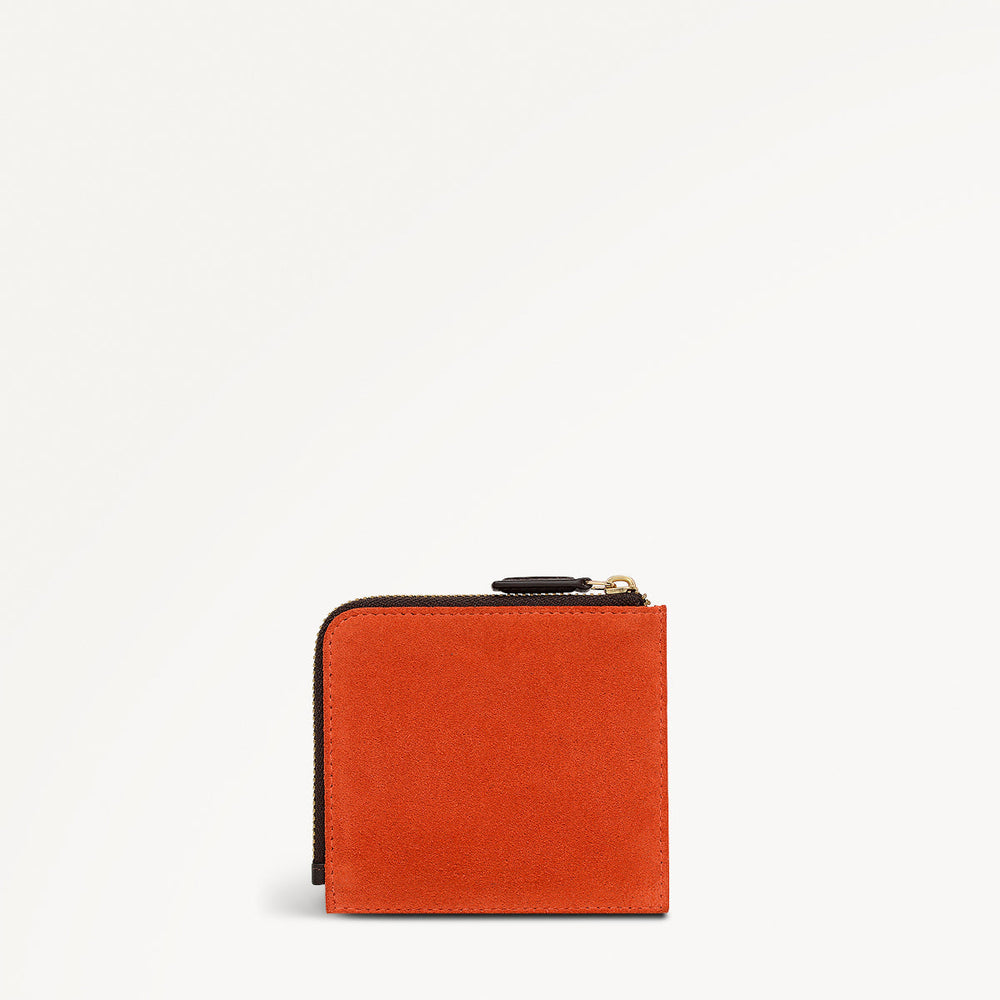 Chilworth Street Leather Medium Boxed Wallet And Keyring in Flame - 112100