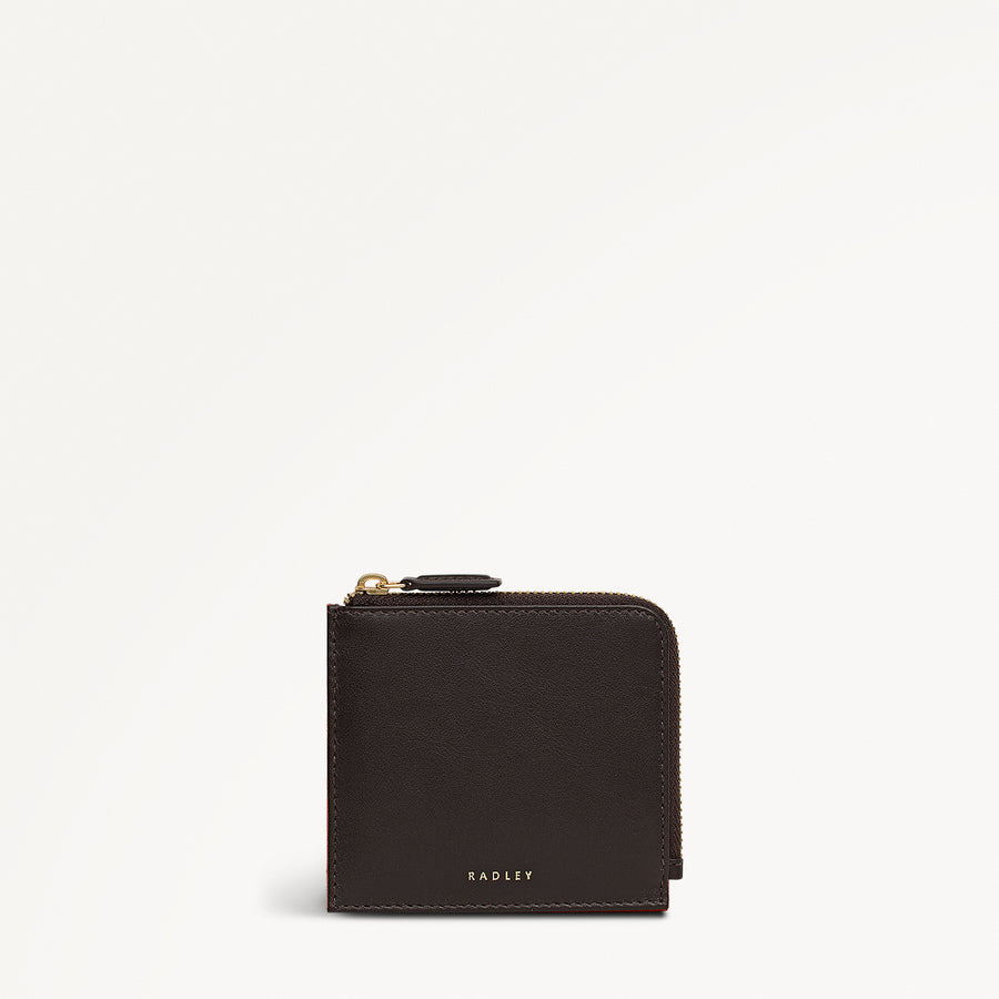 Chilworth Street Leather Medium Boxed Wallet And Keyring in Flame - 112100