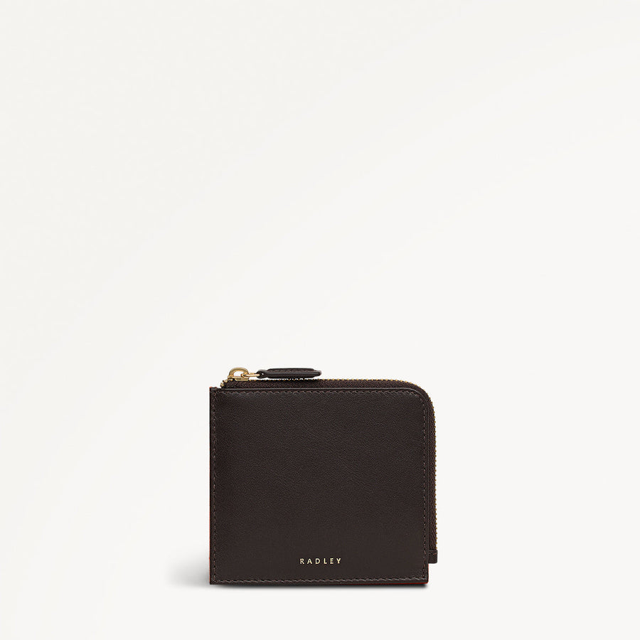 Chilworth Street Leather Medium Boxed Wallet And Keyring in Flame - 112100