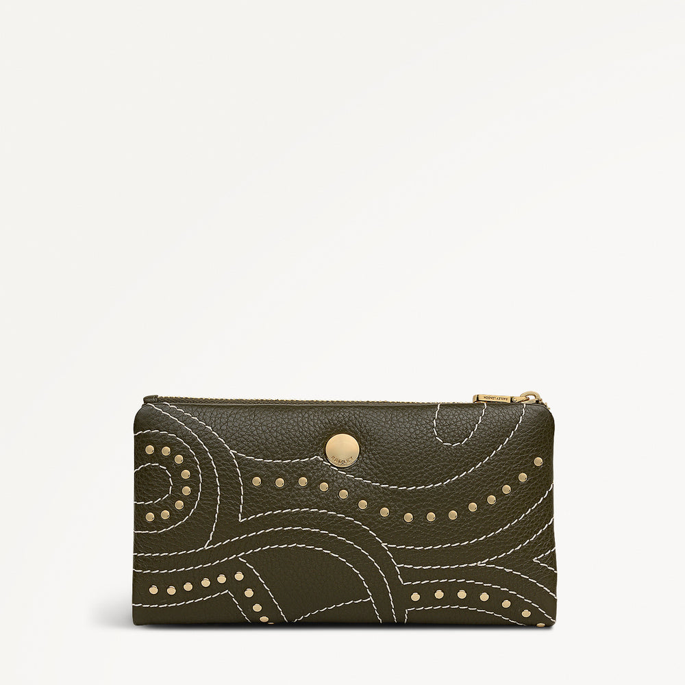 Mallow Street Leather Large Bifold Wallet in Pine Needle - 112105
