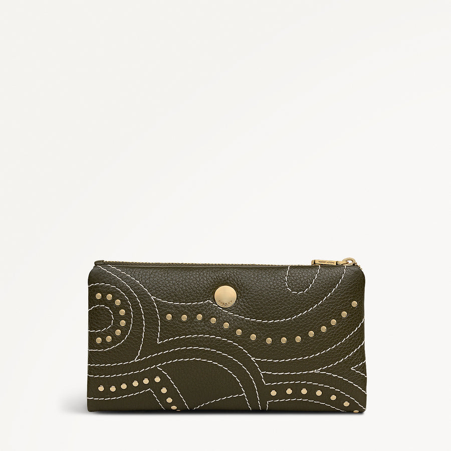 Mallow Street Leather Large Bifold Wallet in Pine Needle - 112105