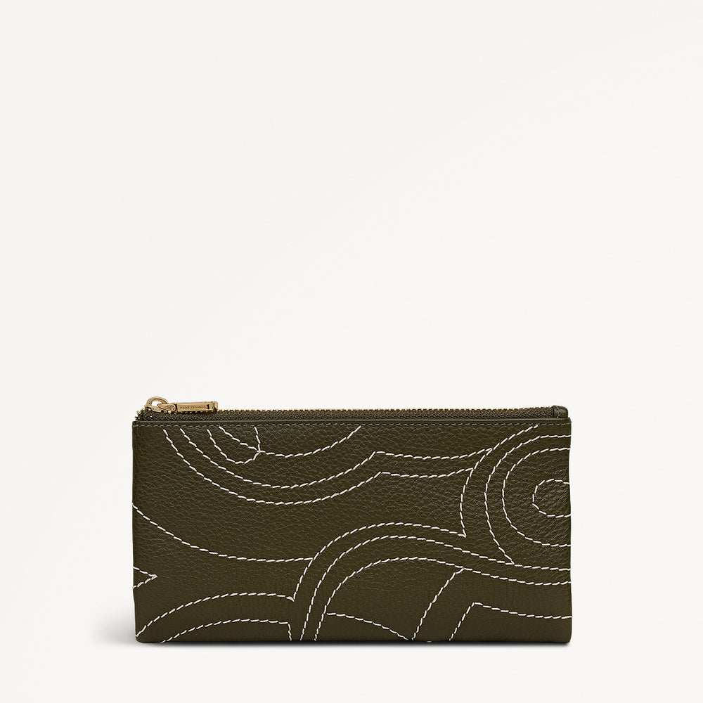 Mallow Street Leather Large Bifold Wallet in Pine Needle - 112105