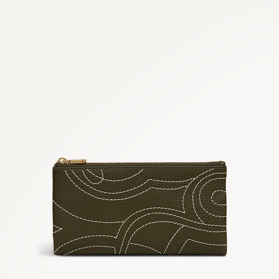 Mallow Street Leather Large Bifold Wallet in Pine Needle - 112105