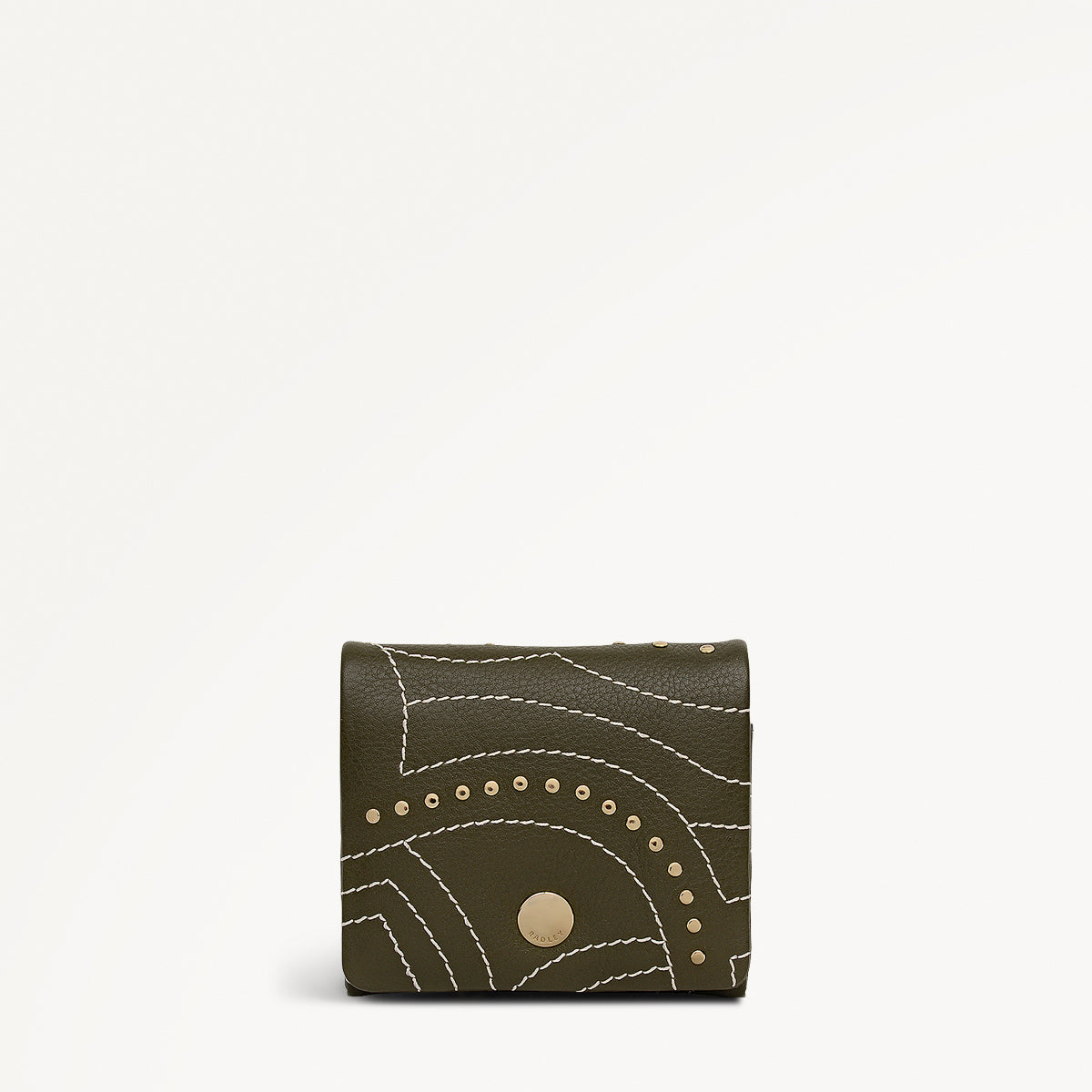 Mallow Street Leather Medium Folded Wallet in Pine Needle - 112106