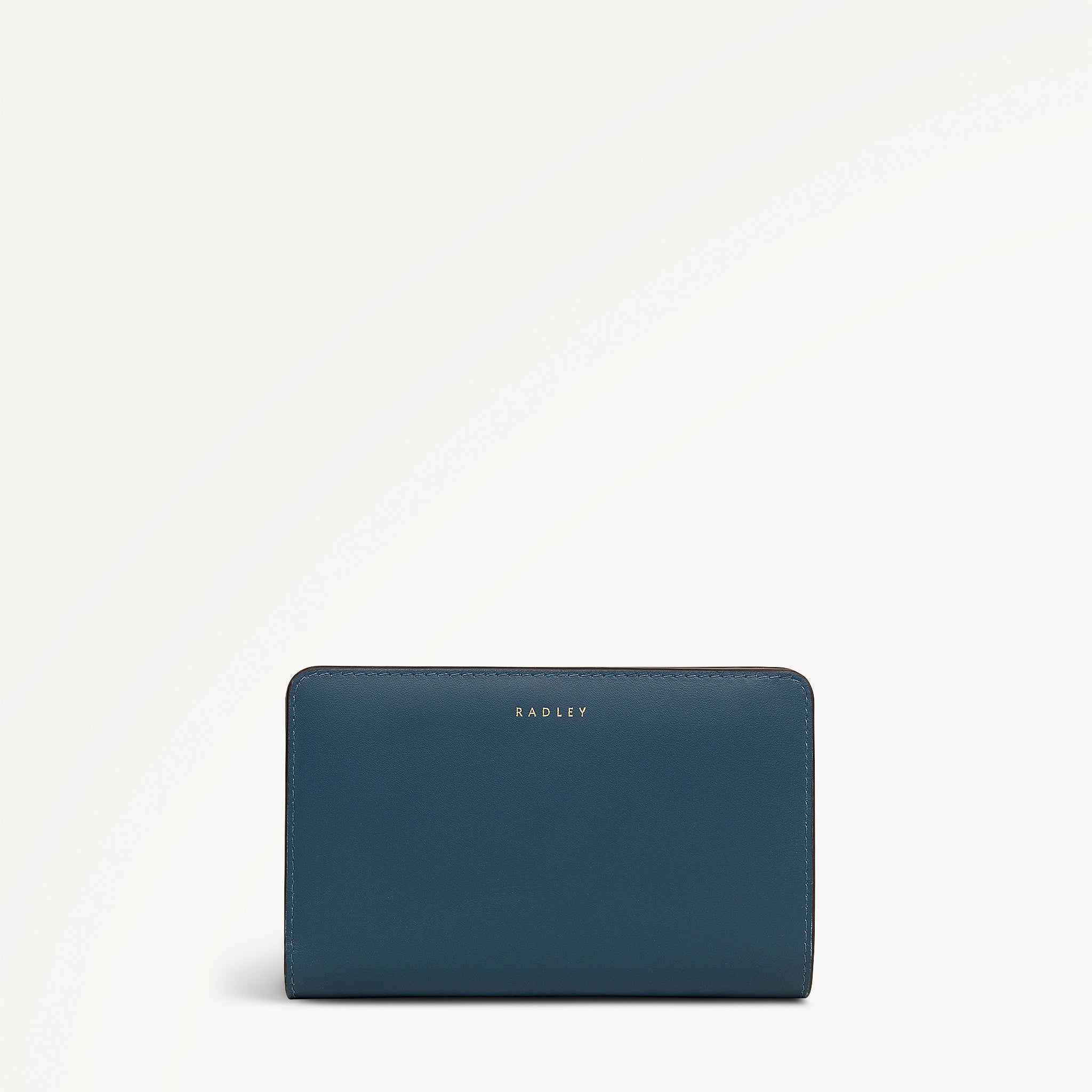 An Ice Day Leather Medium Bifold Wallet in Teal - 112119