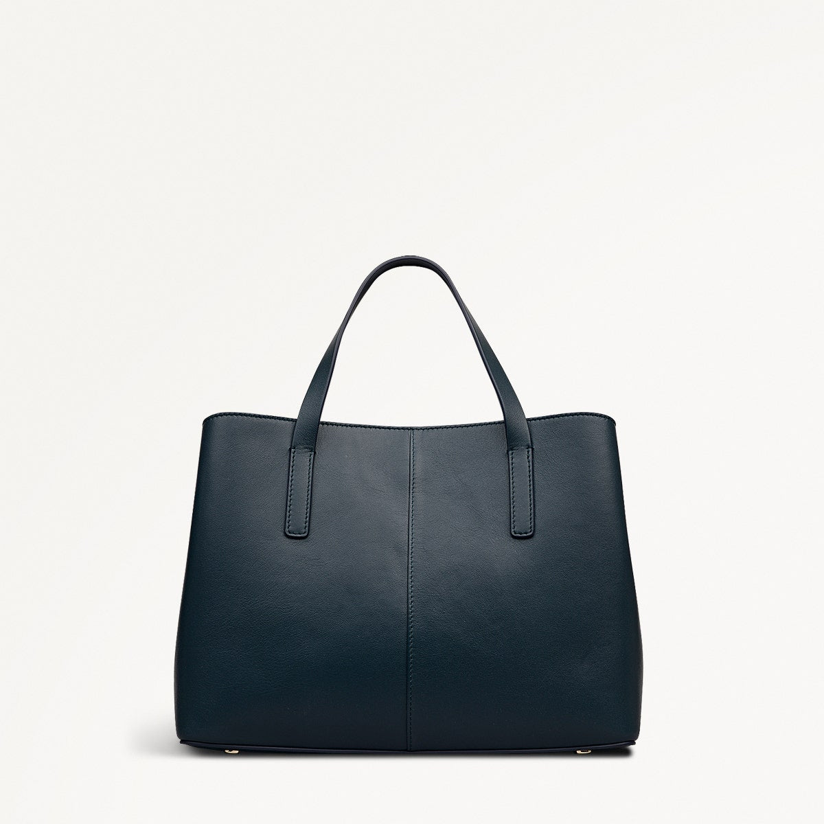 Dukes Place Leather Medium Ziptop Satchel Bag in Teal - 112125