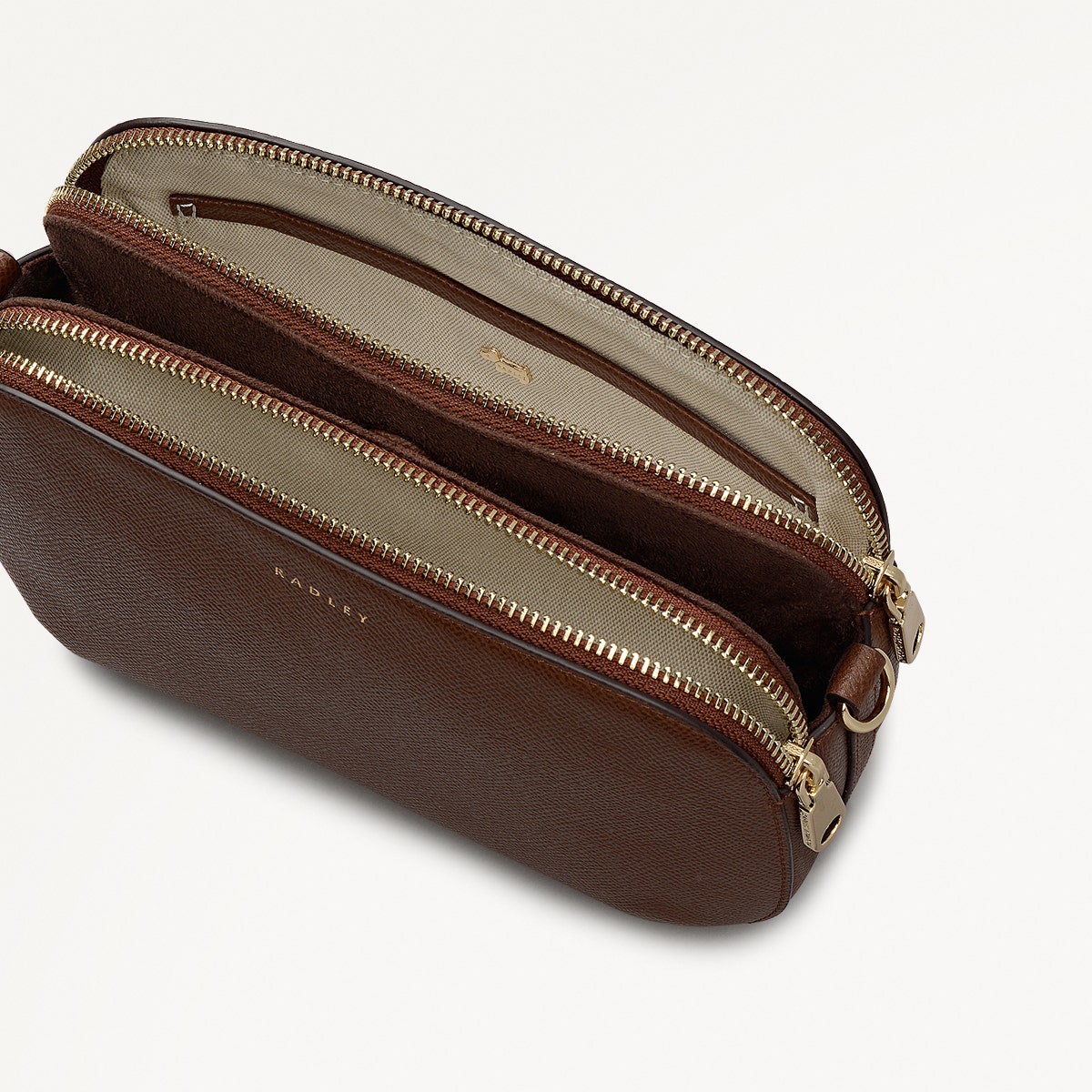 Chocolate Medium Ziptop Cross Body | Dukes Place AW25 | Radley London