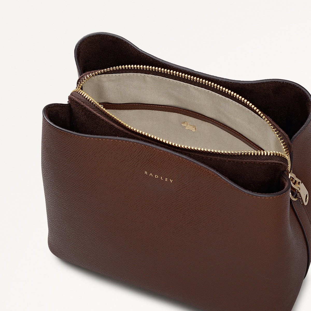 Chocolate Medium Compartment Cross Body | Dukes Place AW25