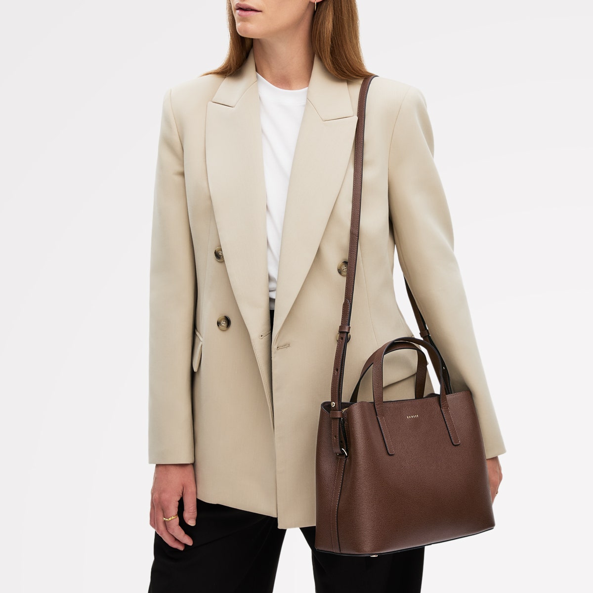 Chocolate Medium Ziptop Grab | Dukes Place AW25 | Radley London