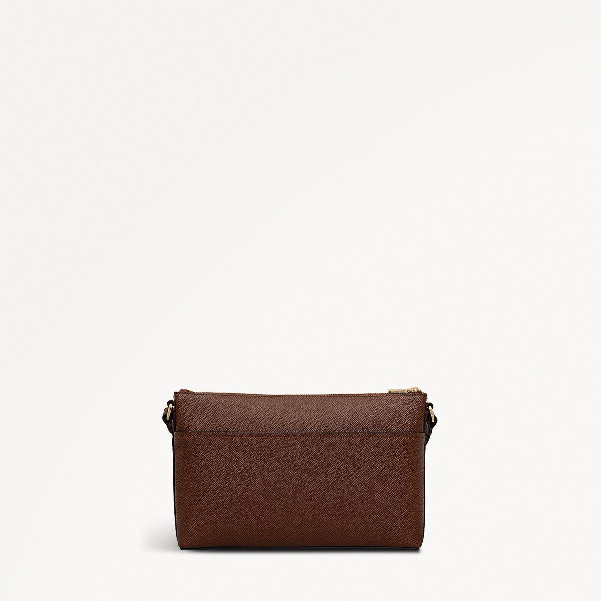 Chocolate Medium Ziptop East-West Cross Body Bag | Pockets AW25