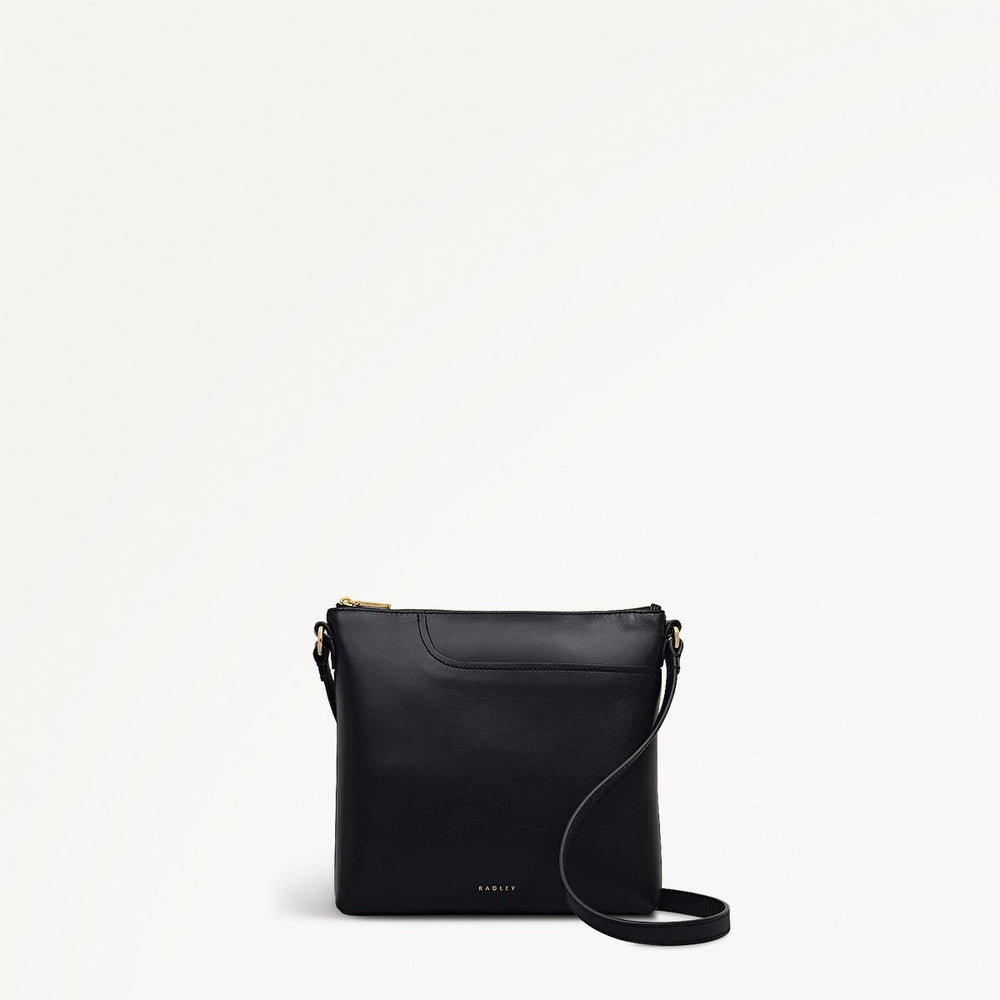 Black Small Ziptop NS Cross Body | Pockets AW25