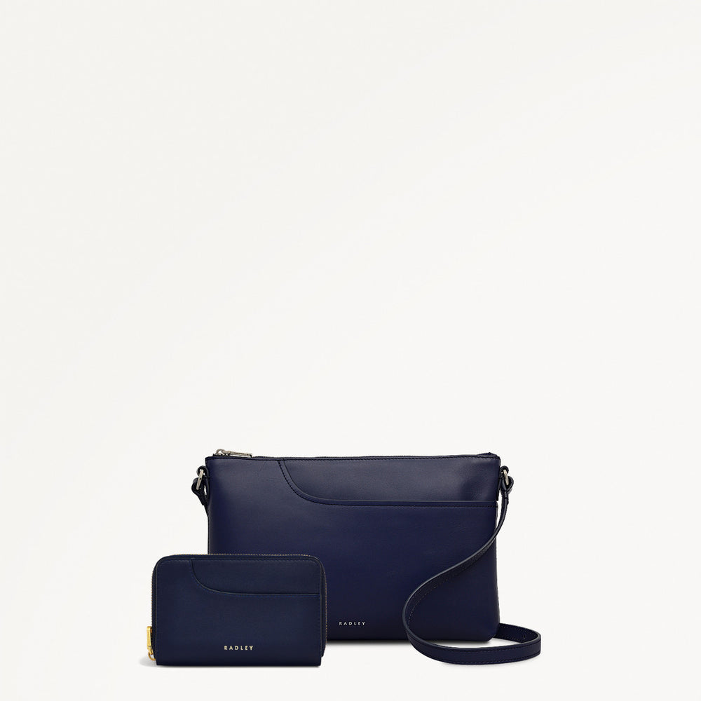 Pockets Medium Ziptop Cross Body Bag and Medium Wallet Bundle