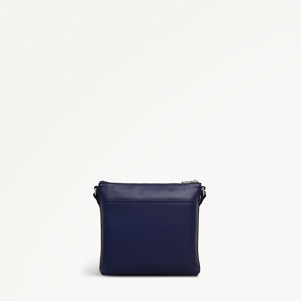 Pockets Leather Small Ziptop NS Cross Body Bag in Evenfall - 112150