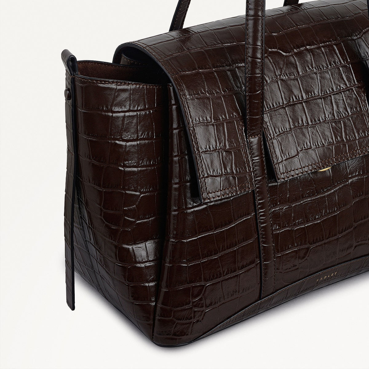 Dark Oak Medium Flapover Shoulder | The Chancery AW25 | Radley London