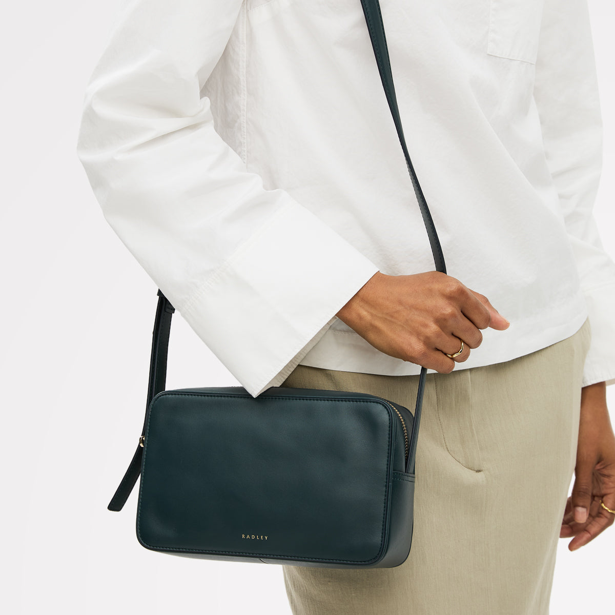 Teal Small Ziptop Cross Body | Duchess Close AW25 | Radley London