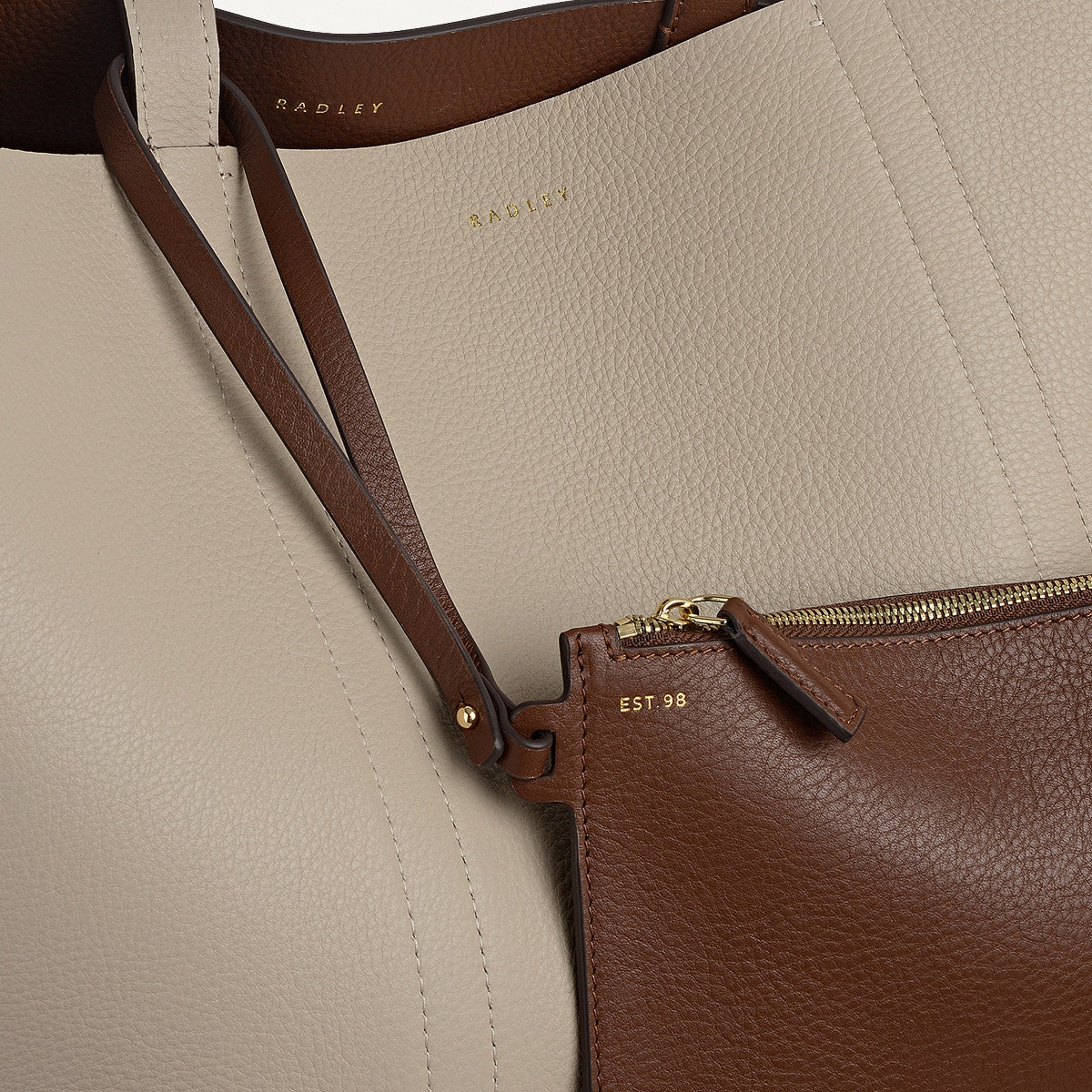 Chocolate Large Open Top Tote | Hanbury Row AW25 | Radley London