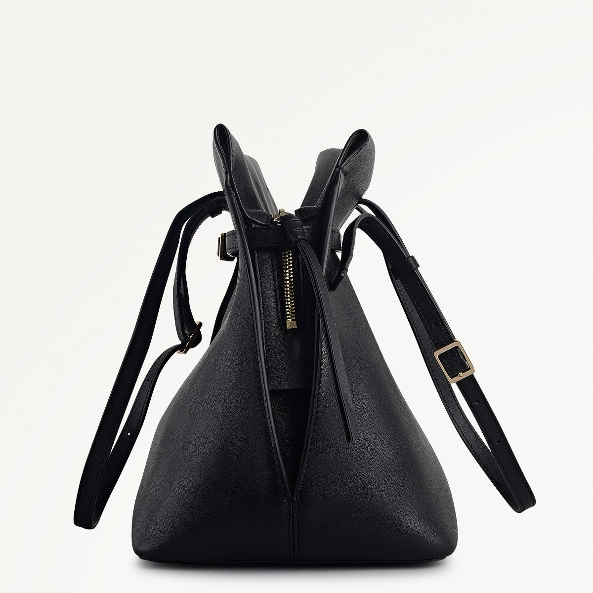 Designer Leather Black Handbag | The Christina Collection AW25