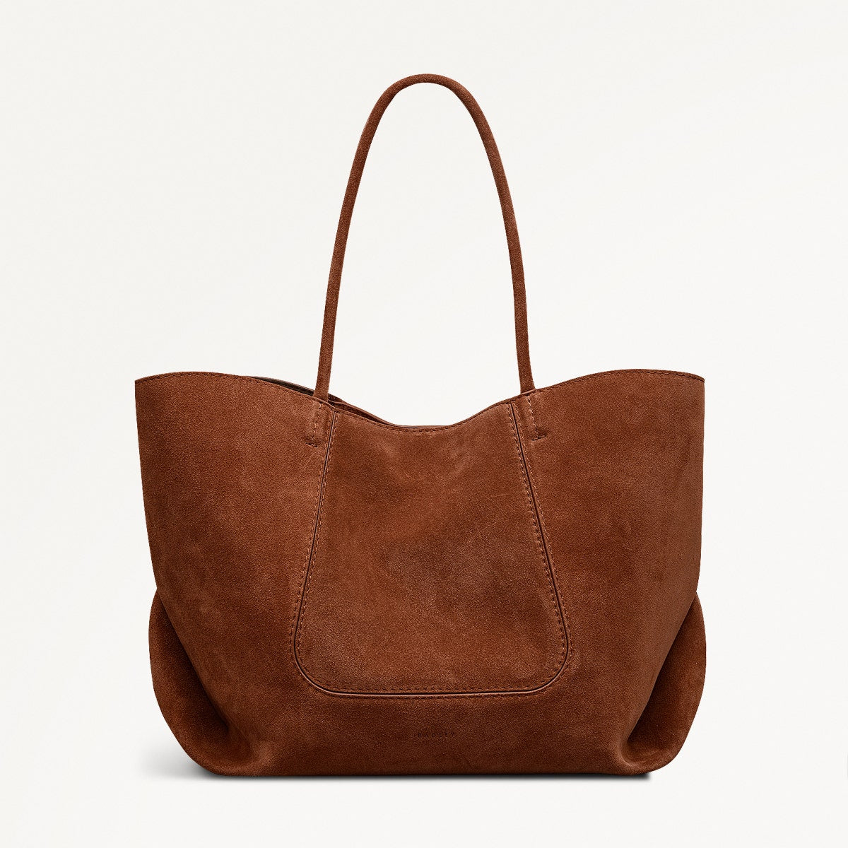 The Compton Suede Medium Ziptop Shoulder Bag - RHD23401
